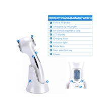 Portable Rf Cilt Bakım Cihazı Beyaz