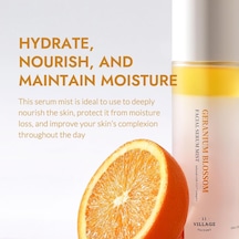 Village 11 Factory Fresh Dewy Geranium Blossom Facial Serum Mist 100ml - Canlandırıcı & Aydınlatıcı Vegan Serum Mist