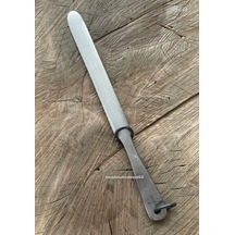 Bcn Karon Çelik Bıçak Bileme Masadı Oval Kasap Masat Dövme Çelik