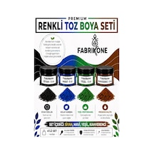 4'lü Set Premium Parafin Soya Wax Toz Mum Boyası Hobi Seti - 5 Cc Siyah, Mavi, Yeşil, Kahverengi Bkfab4smykh5g Karışık
