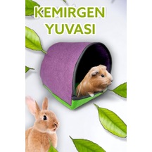 Ginepig Uyku Evi - Keçe Kuş Yuvası - 2kg'a Kadar Kemirgenler Için Sıcak Yuva