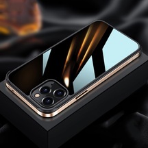 Cbtx iPhone Uyumlu 13 Pro Sulada Metal Çerçevesi + Nano Cam + Tpu Telefon Kılıfı