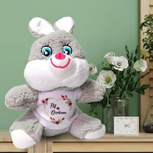 Kişiye Özel İsim Baskılı Sevgili Temalı Peluş Tavşan Hk2454