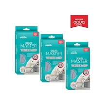 Smarter Aqua Master 3 Adet Yedek Mop Temiz & Kirli Suyu Ayırma Özelliği Otomatik Temizlik Seti Mop