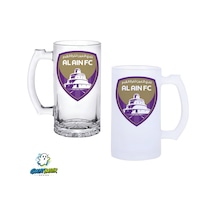 Al Ain F.c. Kulplu Bira Bardağı Buzlu Veya Şeffaf Seçenekli 0260