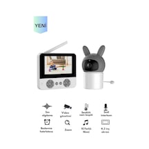 Bebek Kamerası Kumandalı Monitörlü Karşılıklı Konuşma Özellikli , Hatırlatıcılı Ip Bebek Kamerası-132176