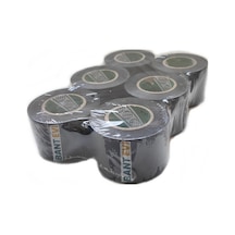 Siyah Pvc Bant 6 Adet 5cmx25metre İzolasyon Bandı 50mm