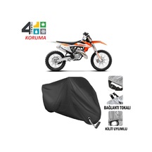 Ktm 125 Sx Motosiklet Brandası ( Kilit Uyumlu - Siyah