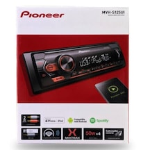 Pioneer MVH-S125UI Çift Amfi Rca Kumandalı USB Aux Teyp
