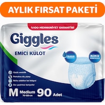 Giggles Yetişkin Emici Külot Medium Ekonomik Fırsat Paketi 3 x 30'Lu