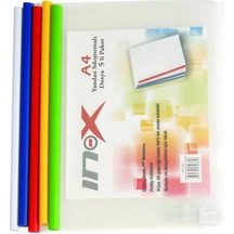 Inox Yandan Sıkıştırmalı 5li Dosya 8658