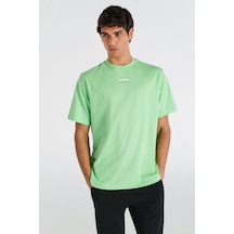 Hummel Lessı Oversıze Kısa Kollu Tişört 912132-7622 Yeşil