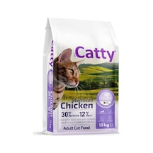 Catty Tavuklu Kısırlaştırılmış Kedi Maması 15kg - Yetişkin Kediler İçin Dengeli Beslenme