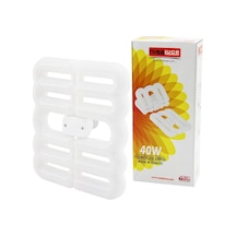 Flower Katlanır - 4b Şekil 21x23.5cm 40w - E27 Beyaz Led Lamba Ampul 3600 Lümen - 6500k Bx40