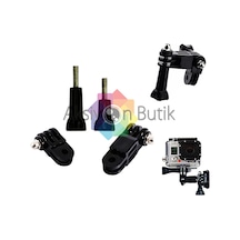 Gopro Hero 2 3 3+ 4 5 - 3 Yollu Pivot Bağlantı Aparatı Çok Renkli