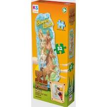 Ks Puzzle 52 Parça Atlar Xl Çerçevesiz