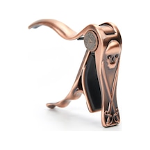 Alice A007h/pc Akustik Gitar Kaposu - Chrome Skull Aksesuar - Rock Stil Kuru Kafa Tasarımlı Krom Gövde, Dayanıklı Metal Yapı, Net Ses Çıkışı Uyum: Kavisli Klavyeli Akustik Ve Elektro Gitarlar