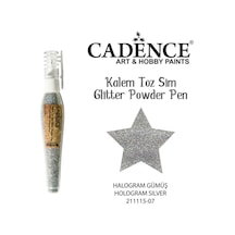 Cadence Kalem Toz Sim - Halogram Gümüş