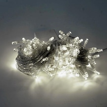 Beyaz 7 Renkli Led Peri Dize Işıklar Pil Kumandalı Açık Hava Su Geçirmez Led Dize Işık Noel Doğum Günü Ev Partisi Dekoru Lamba 10m