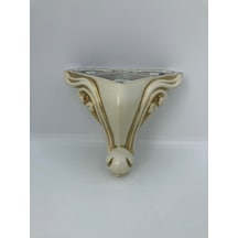 PLASTİK,10*9*9 CM KREM-GOLD DOLAP,KOLTUK,MOBİLYA AYAĞI (4ADET)