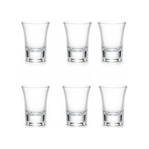 6&apos Lı Cam Kahve Yanı Bardağı - 50cc Shot Bardağı