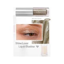 Yoğun Işıltılı, Prizmatik Yapılı Likit Far Shine Lover Liquid Shadow 08 Green Shimmer Diğer