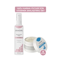 Yüz Nemlendirici Cilt Bakım Kremi Gözenek Sıkılaştırıcı Gül Suyu Tonik Karma Ciltler İçin Seti