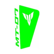 Yamaha Mt07 2014-2017 Yeşil Siperlik Sticker Set