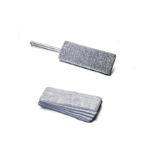 Mop Mikrofiber Yedek Bezi 10 Adet Gri 12 X 33