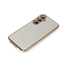 Samsung Galaxy Uyumlu - S24 Plus Kılıf Volet Silikon - Beyaz