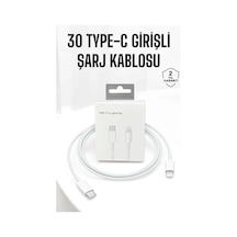 Lvsqvr Iphone Uyumlu Apple iOS Uyumlu Lightning Hızlı Şarj Tye C Lightning Şarj Kablosu