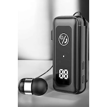 Kablolu - 338 - Makaralı Bluetooth Kulaklık Uzun Pil Ömrü - Matxzngz - Dijital Göstergeli