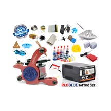 Xl-549 Redblue Tattoo Dövme Makinası Seti Profesyonel