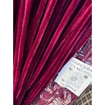 Renk Kod A022 Şönil 100 Lü Vişne Bordosu 30 Cm - Yoğun Tüylü Hobi Çubuğu Tel 100 Lü Paket