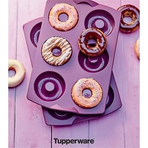 Tupperware Mucize Kek Kalıbı Halka Donat Mor