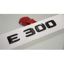 E 300 Bagaj Parlak Siyah ABS 3M 3D Yazı Logo