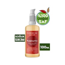 Caracal Saf Kuşburnu Çekirdeği Yağı Soğuk Sıkım Cilt Saç Yüz Bakım Yağı 100 Ml