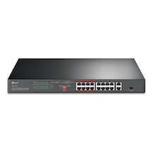 TP-Link Tl Sl1218P 16 Port 10/100 Mbps 2 Port Gigabit Rackmount