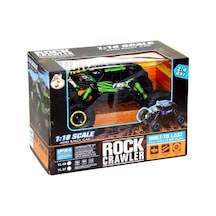 Yeşil R/c 1:18 Rock Crawler 4x4 Wd Uzaktan Kumandalı Araba Buggy Jeep