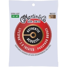 Martin Co Ma530t Sp Lifespan Treated Akustik Gitar Teli Extra Light 10-47