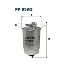 Fıltron Pp 839/2 Yakıt Fıltresı Mazot Caddy Iı 1,9 95 04 Polo Iıı 1,9tdı 94 01