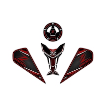 Gp Kompozit Kawasaki Z 800 2013-2018 Uyumlu Tank Pad Kırmızı