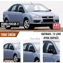 Ford Focus 2 (2005 - 2008) Batman Yarasa Ayna Kapağı (parlak Siyah)
