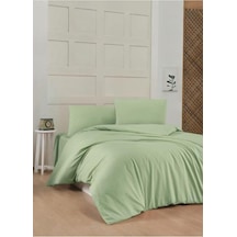 Tr Çift Kişilik% 100 Pamuk Nevresim Takımı Lıght Green Açık Yeşil 200 X 220 Genel