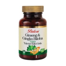 Balen Ginseng & Gingko (Ginkgo) Biloba Tablet (120 Tablet 720 MG)