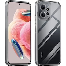 Newface - 352 - Xiaomi Redmi Note 12 4g Kılıf Lüx - Edntrend - Şeffaf Silikon