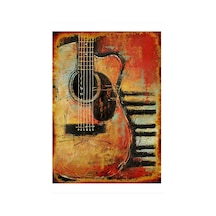 Bedeko Akustik Gitar Modern Mdf Tablo 25 Cm X 35 Cm