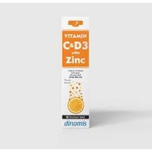 Dinamis Vitamin C+D With Zinc 20 Efervesan Tablet