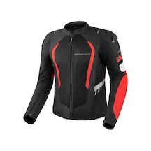 Shima Mesh Pro 2.0 Korumalı Motosiklet Montu Siyah Beyaz Kırmızı
