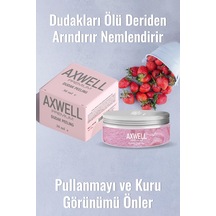 Axwell Premium Çilek Aromalı Dudak Bakım Peelingi 30 ML